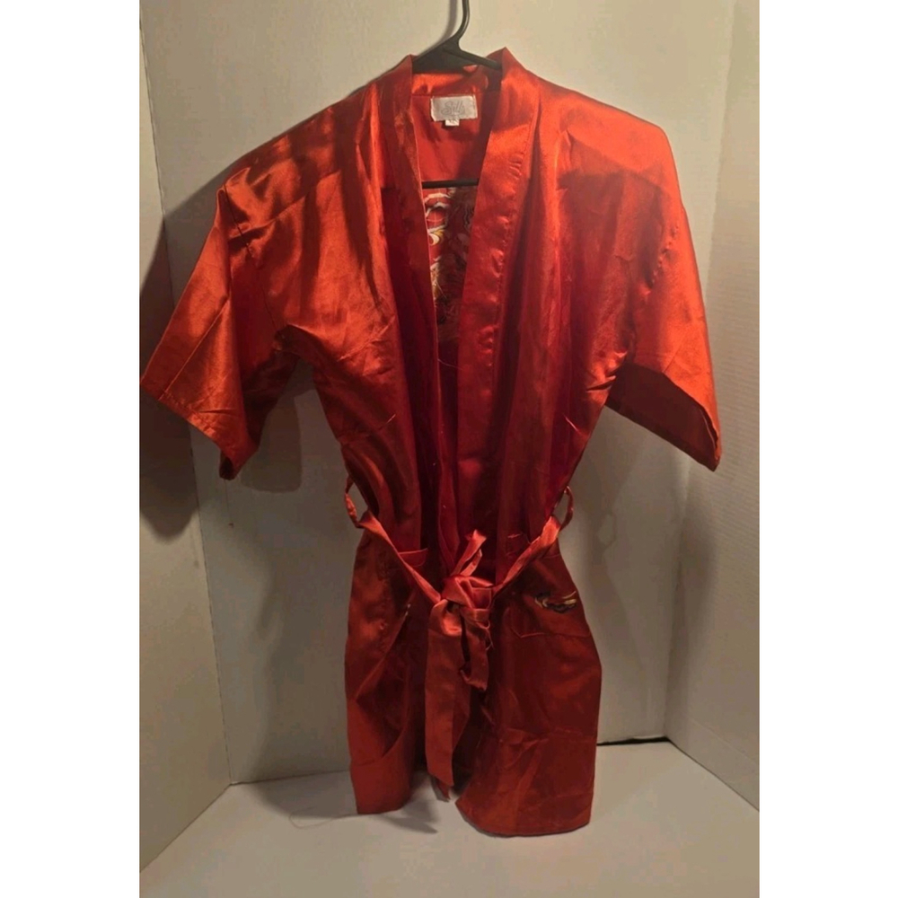 Women's Robe Chinese Silk Brand Size XL
